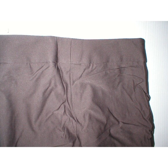 Womens Worth New York Pants Ponte Slacks Office Work 2 NWT Legging Fit Brown Drk - Picture 6 of 6